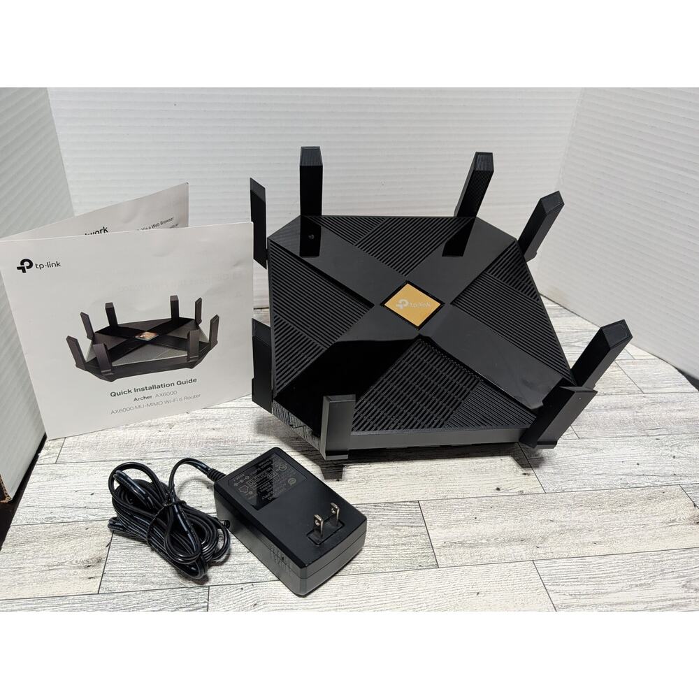 TP-Link Archer AX6000 WiFi 6 Gaming Router 8-Stream 2.5G WAN 8 LAN Ports Manual